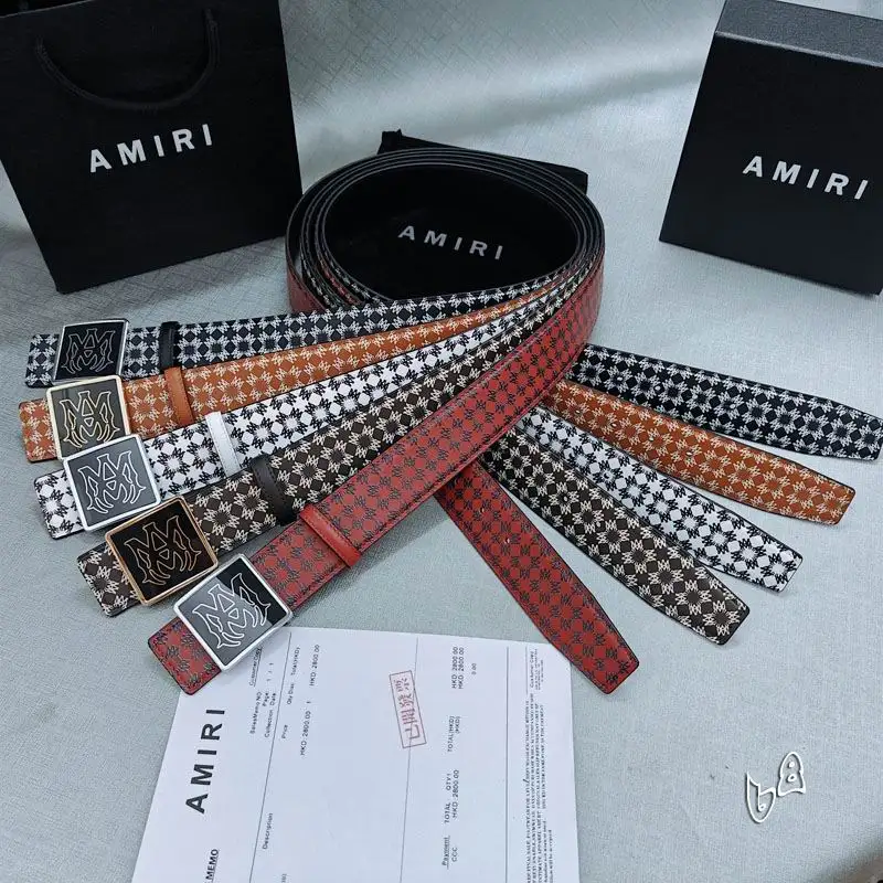 Amiri belt 38mmX90-125cm lb48